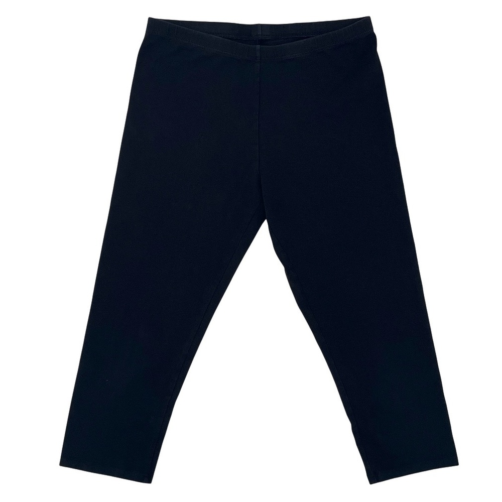 Faded Glory Girls L 10-12 Capri Leggings Black